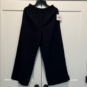 NWT Ellen Tracy Navy Blue Wide-Leg Pants